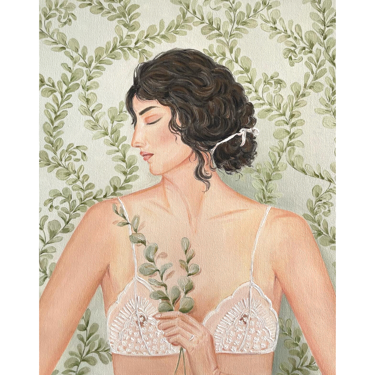 Wallflower (6x8 inches)