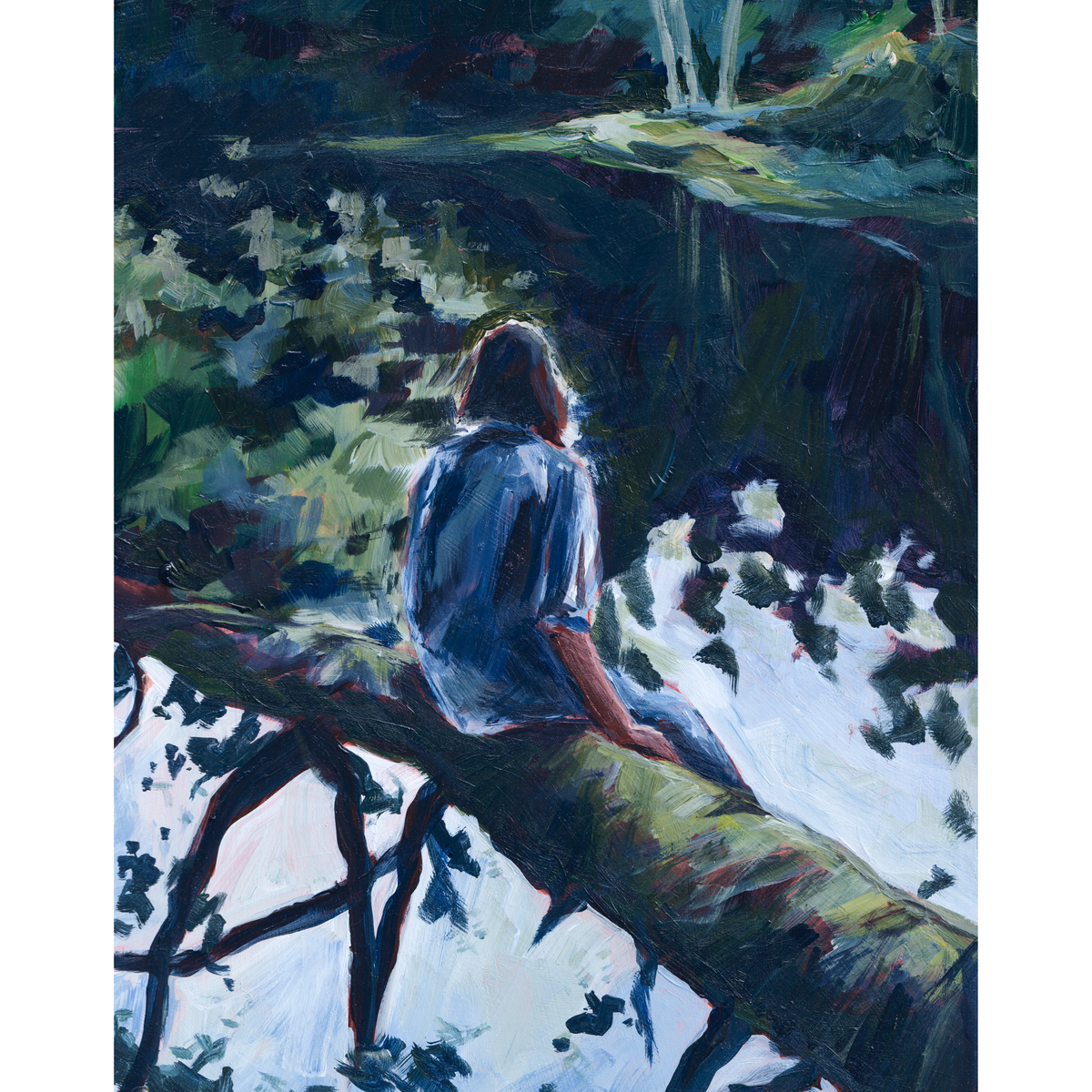 By the lake (8x10 inches)