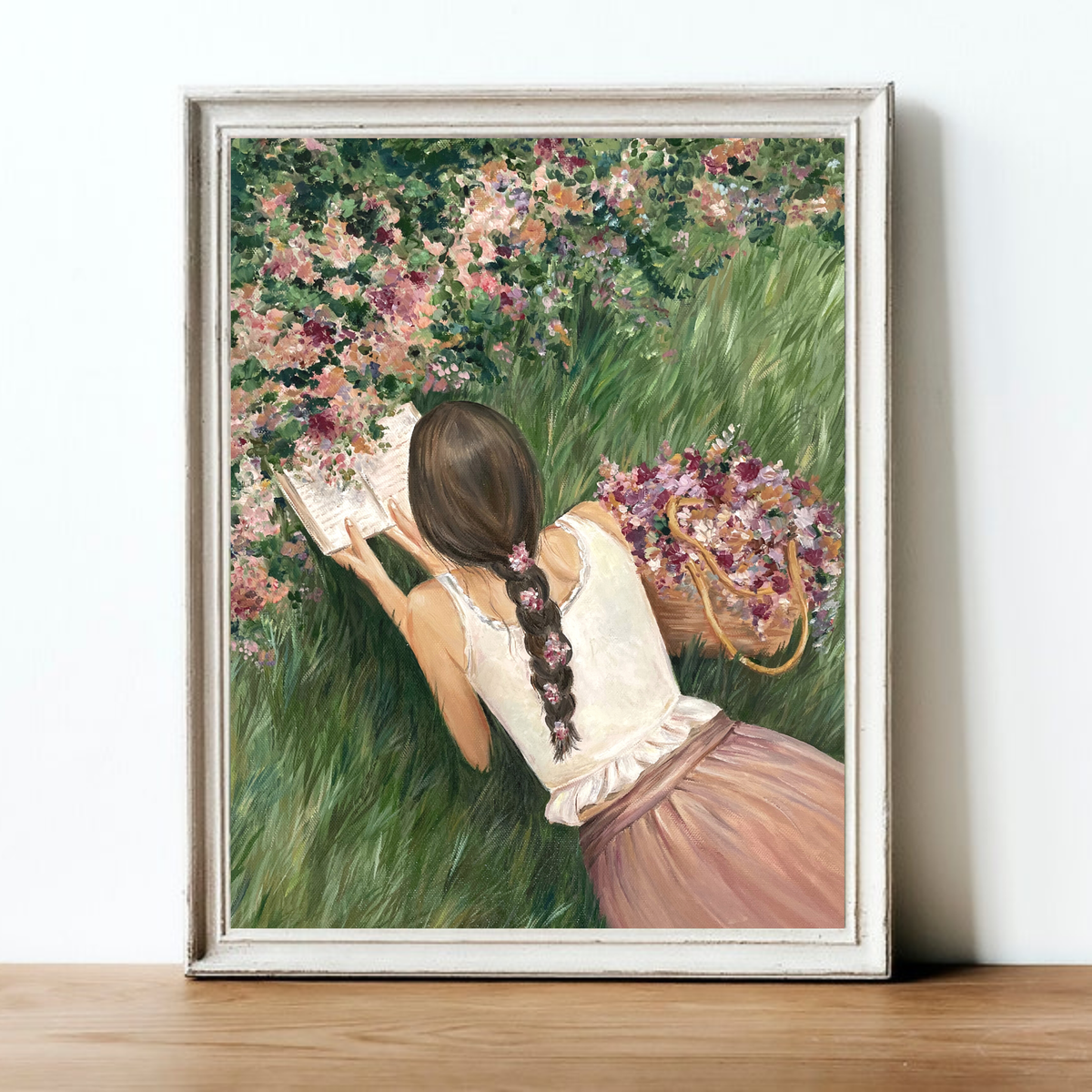 Flowers In Her Hair (6x8 inches)