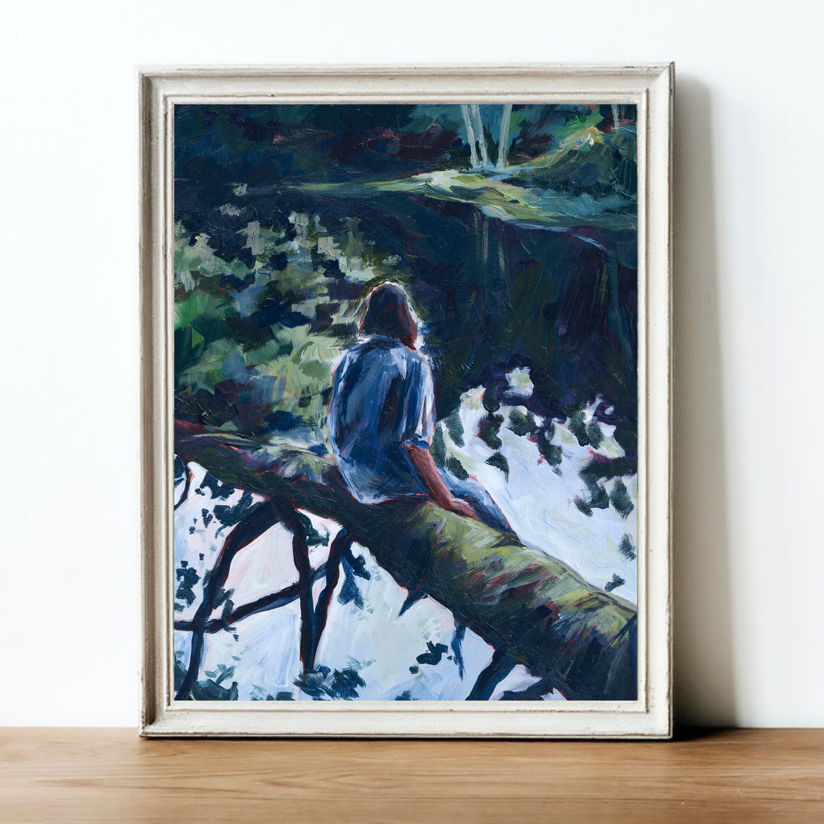 By the lake (8x10 inches)