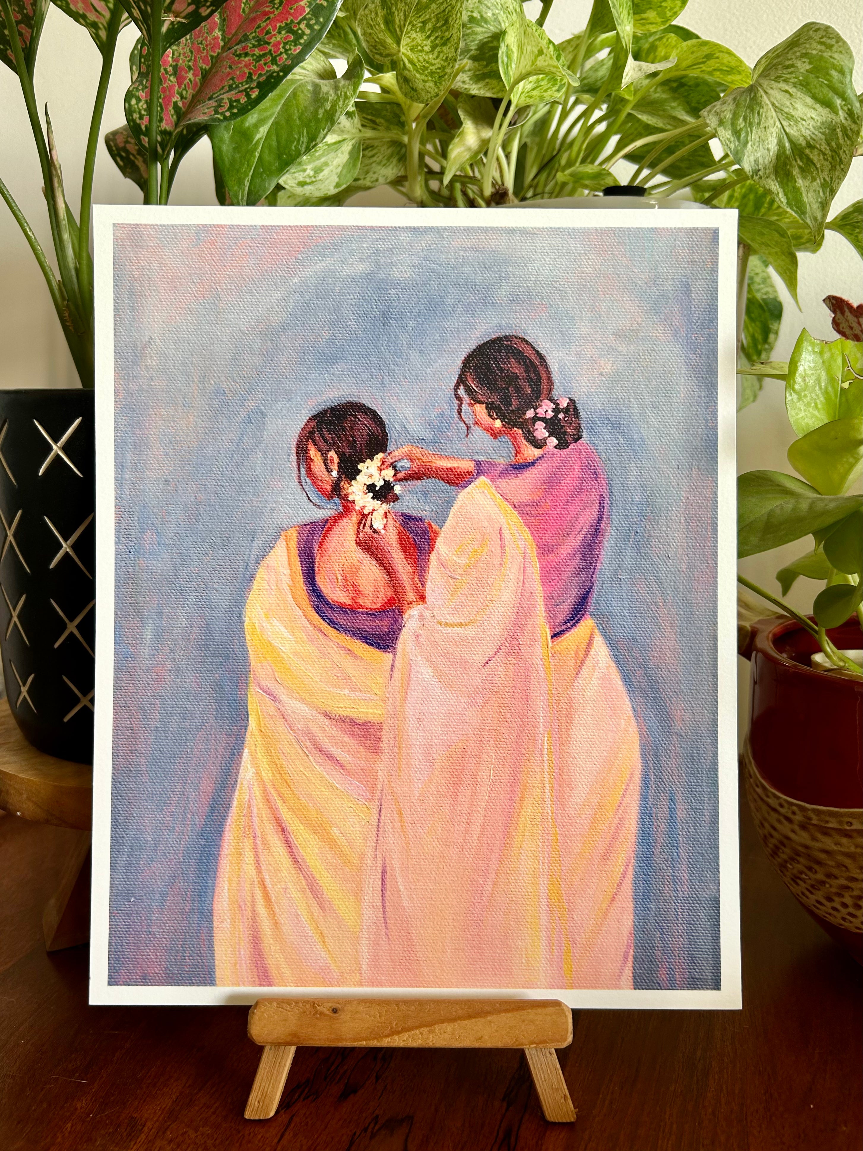 Sisters Art Print (8x10 inches)