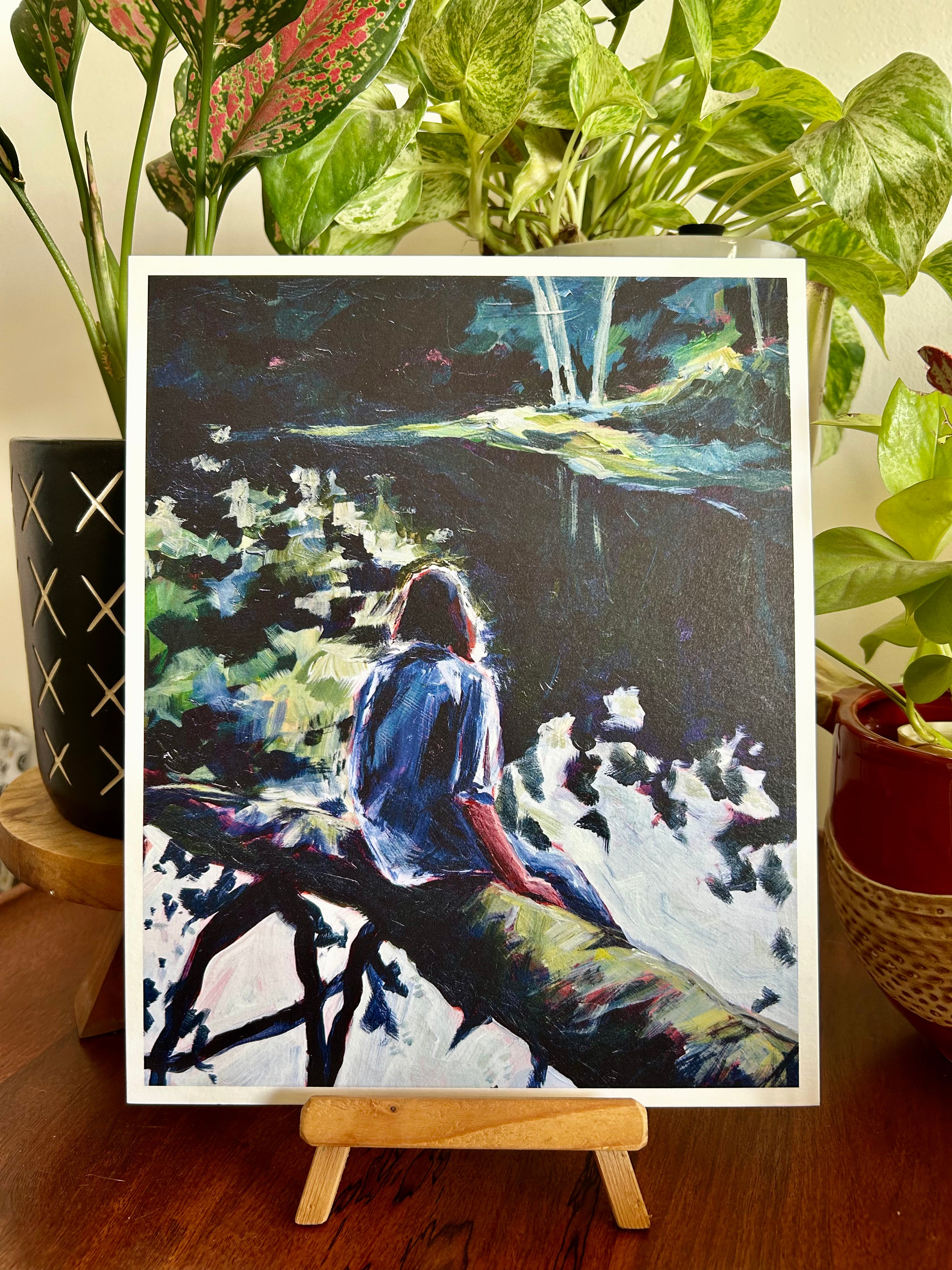 Lake Art Print (8x10 inches)