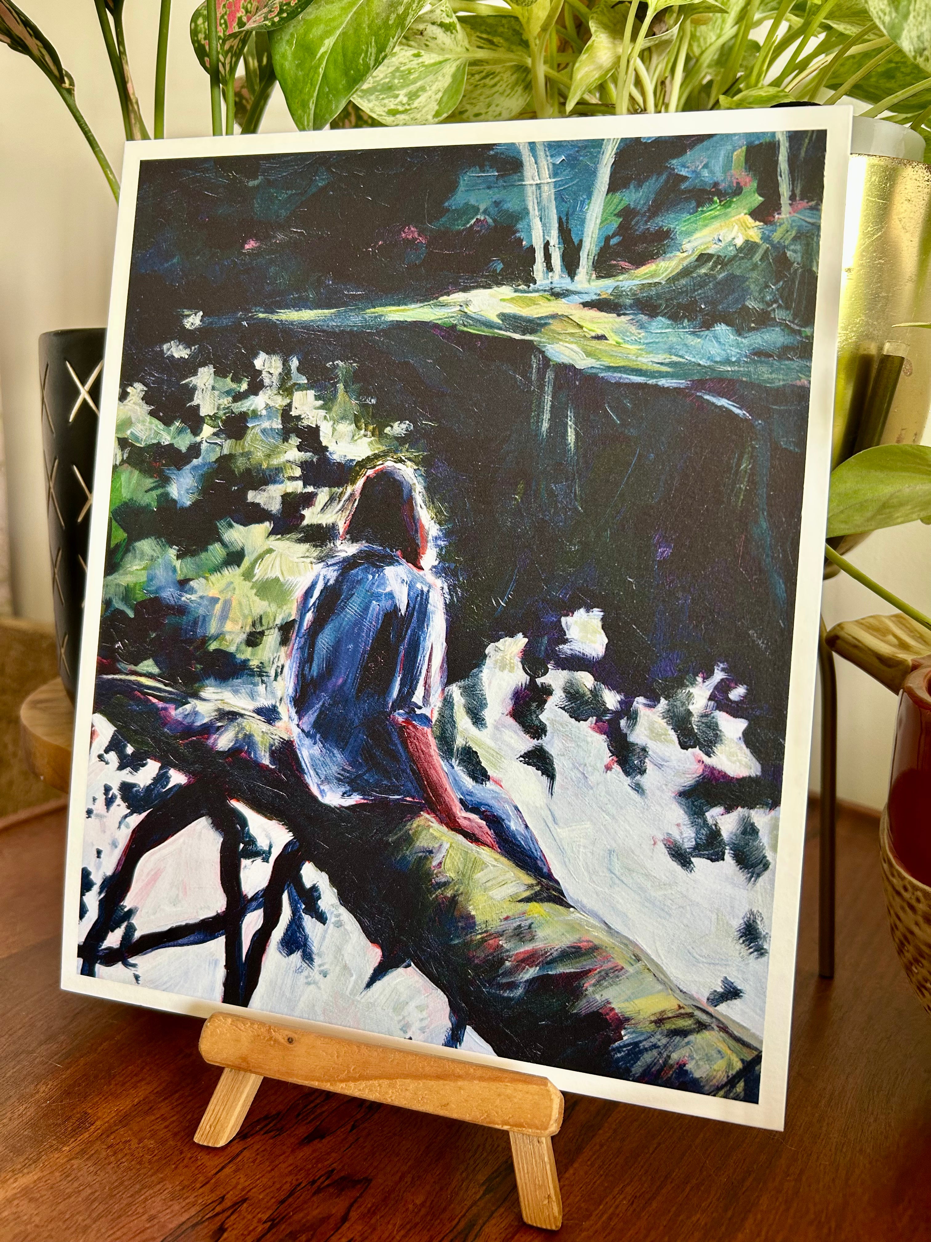 Lake Art Print (8x10 inches)