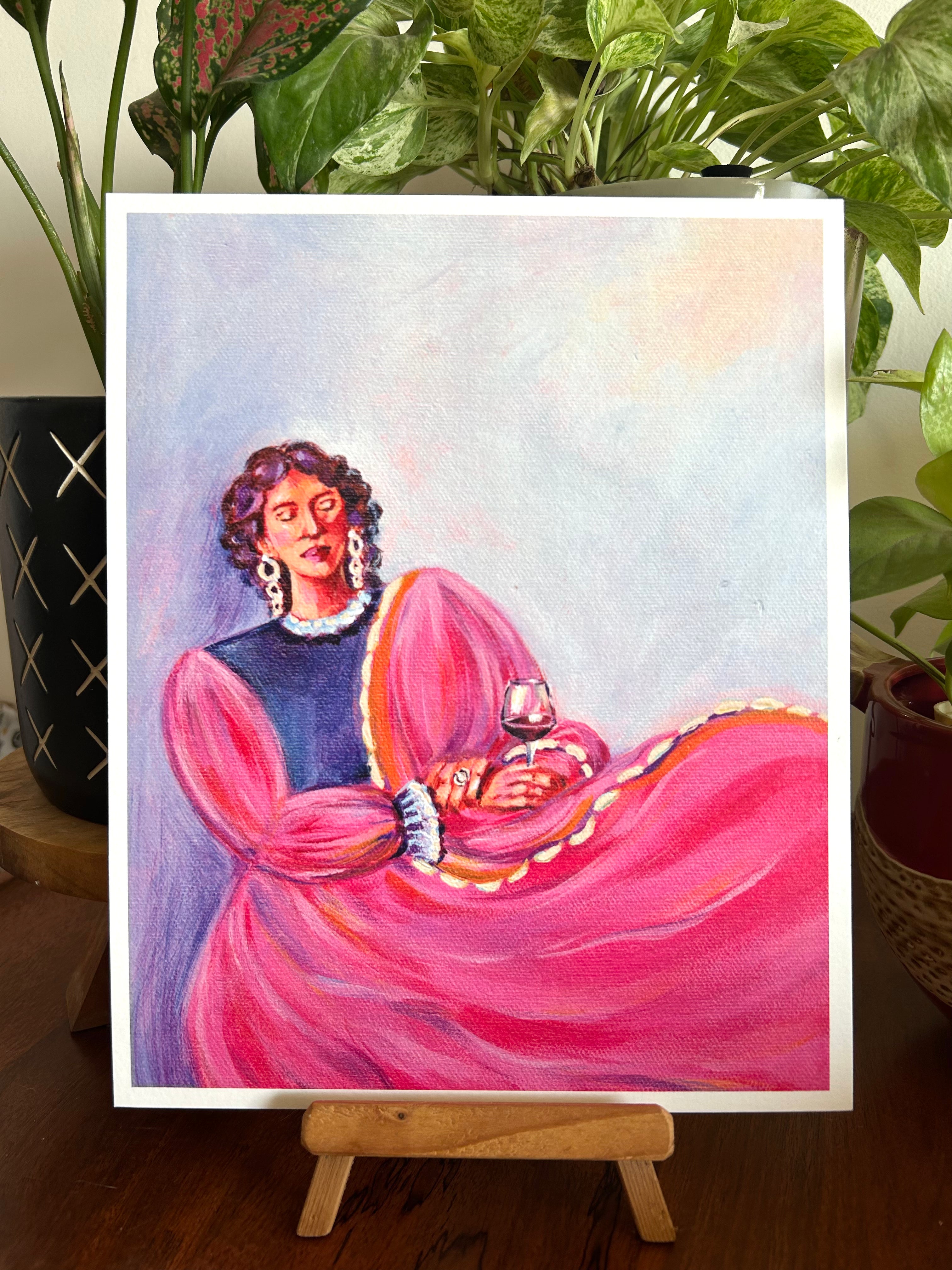 Siesta Art Print (8x10 inches)