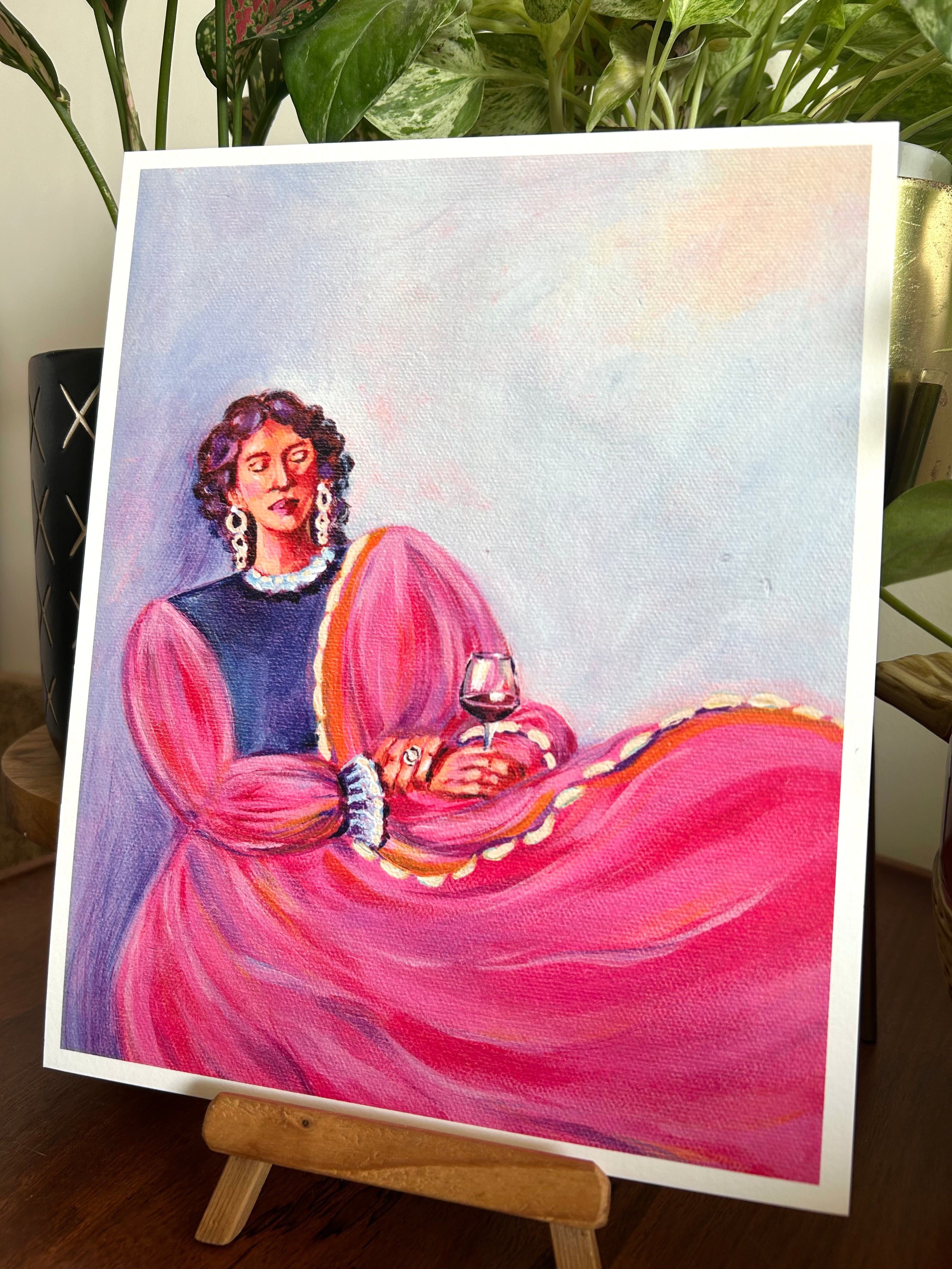 Siesta Art Print (8x10 inches)