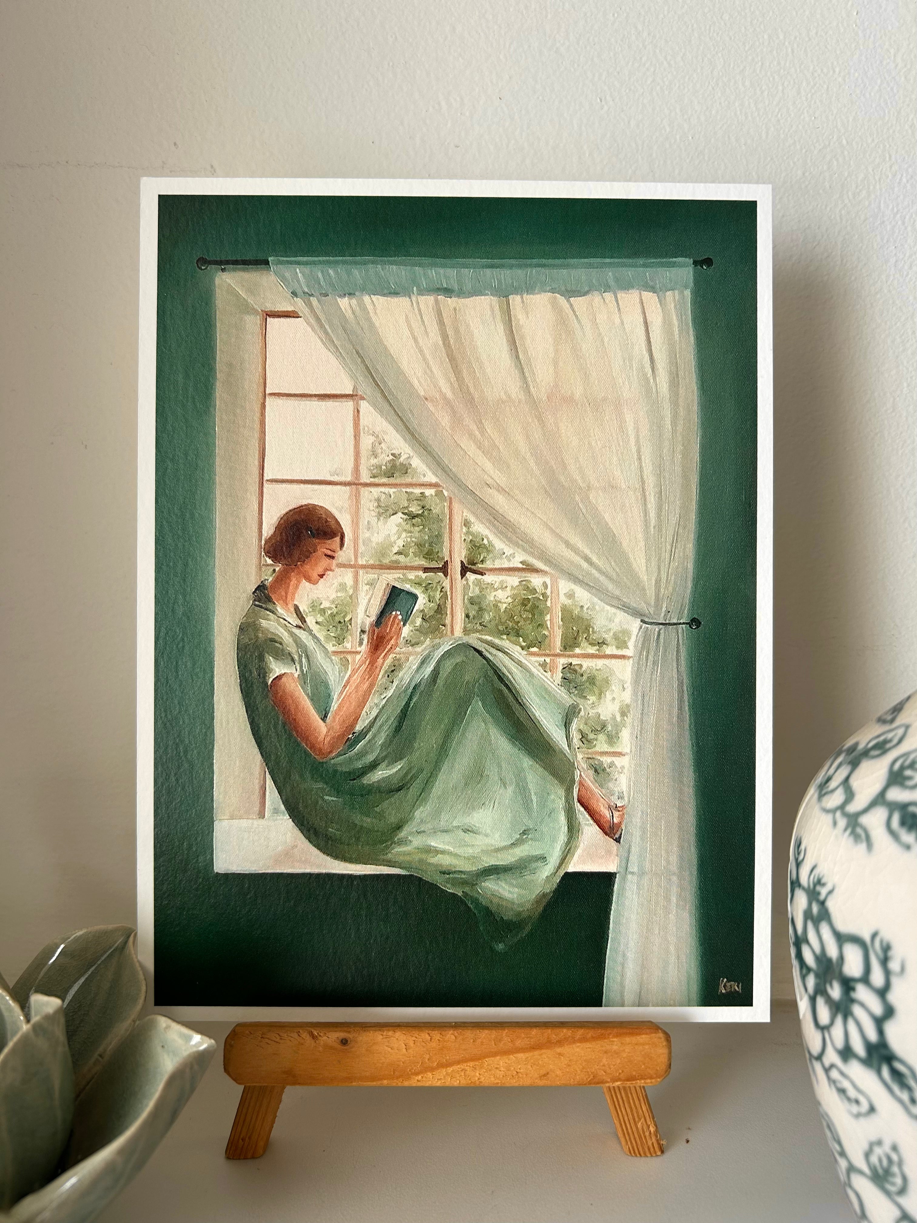 Lost in Words Art Print (6x8 inches)