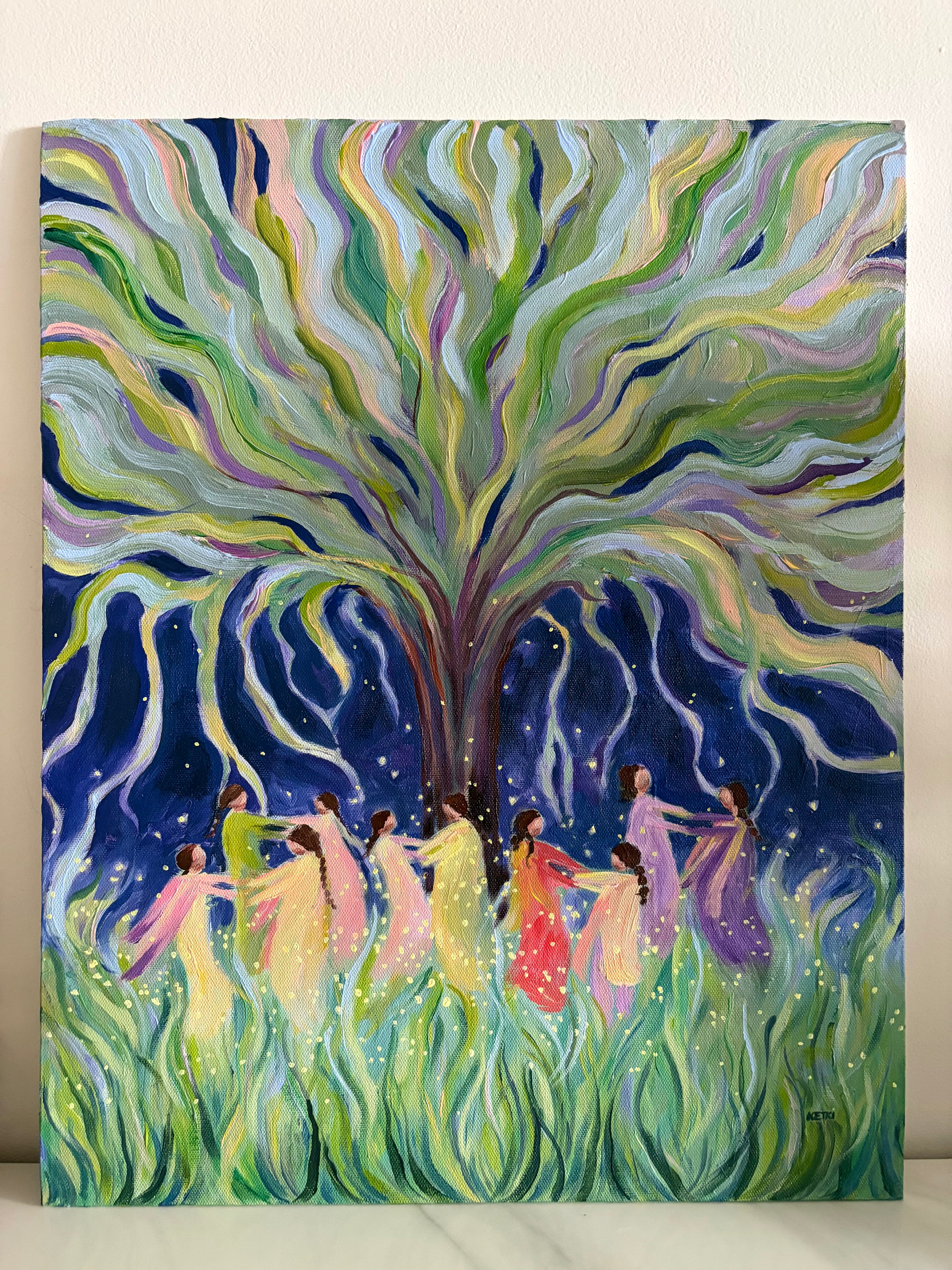 Dancing with the fireflies