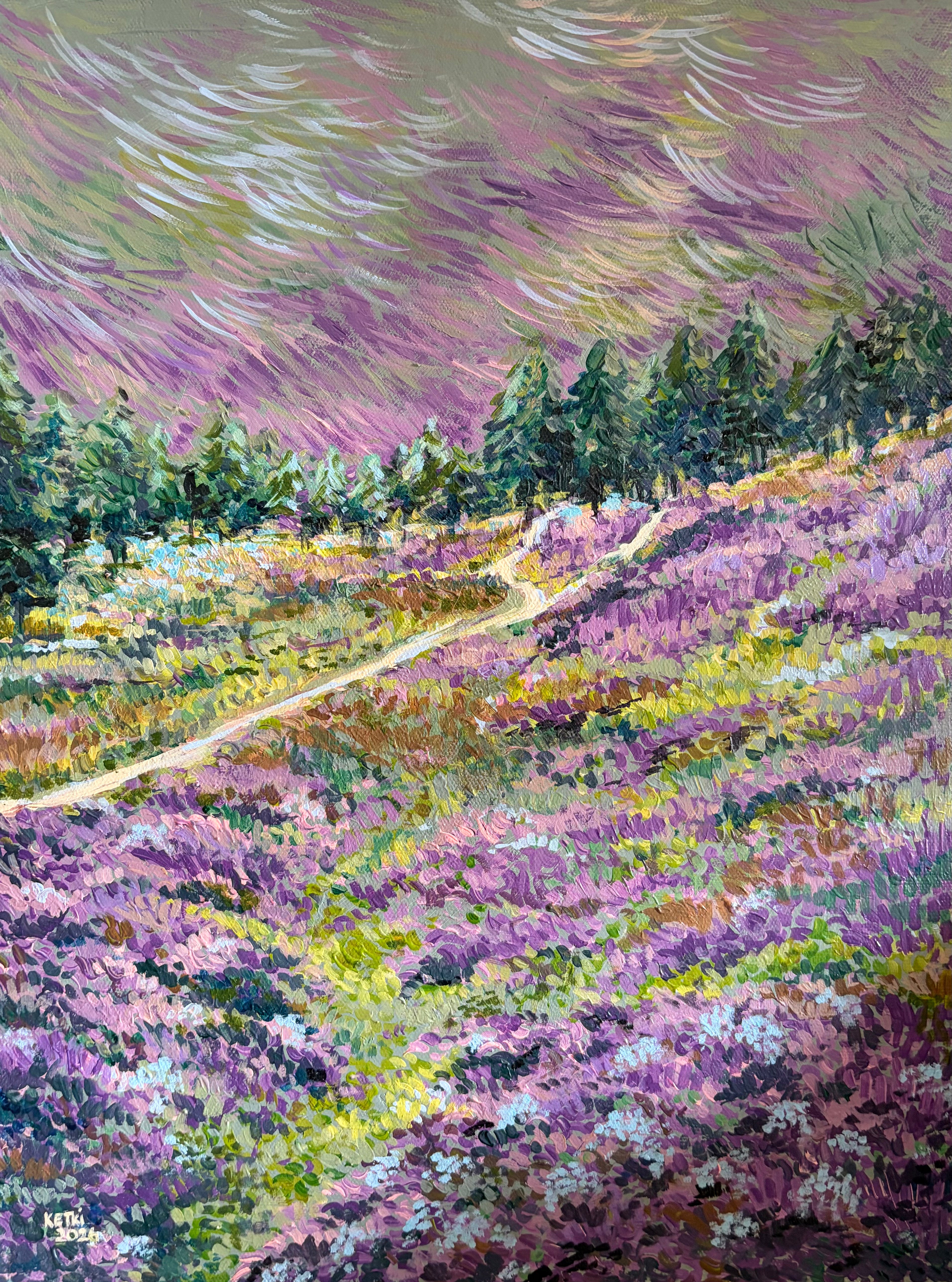 Stormy meadow