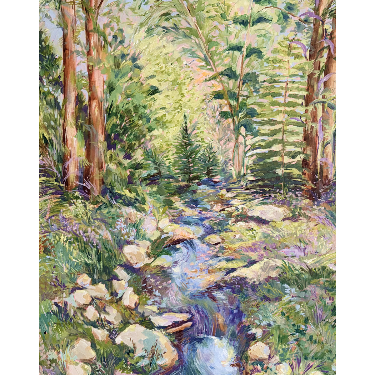 Deep in the Woods (8x10 inches)